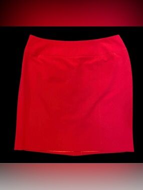 Worthington Candy Apple Red Women's Pencil Skirt- Size 16
